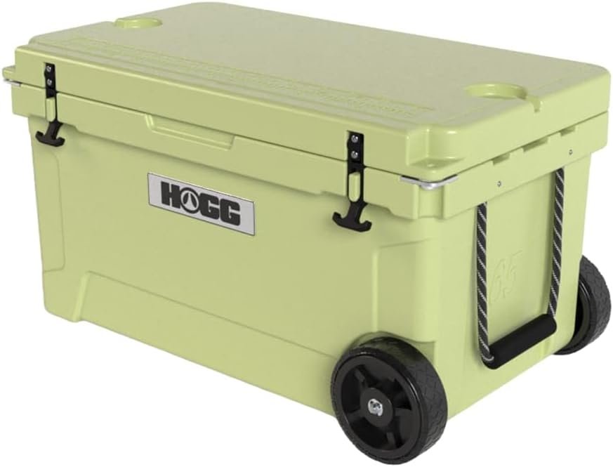 Hogg Rotomolded Coolers, Ice Chest with Wheels, Wheeled Cooler, Rotomolded Ice Chest, Dry Storage, Fishing and Camping Items, Birthday Gifts for Men