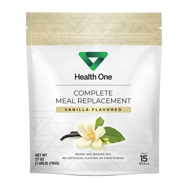 Vanilla Meal Replacement Powder | High Protein with 20G Whey & 5G Fiber | GLP-1 Booster | Best for Lean Shakes for Weight Loss in Women & Men | No Artificial Sweeteners (15 Servings)