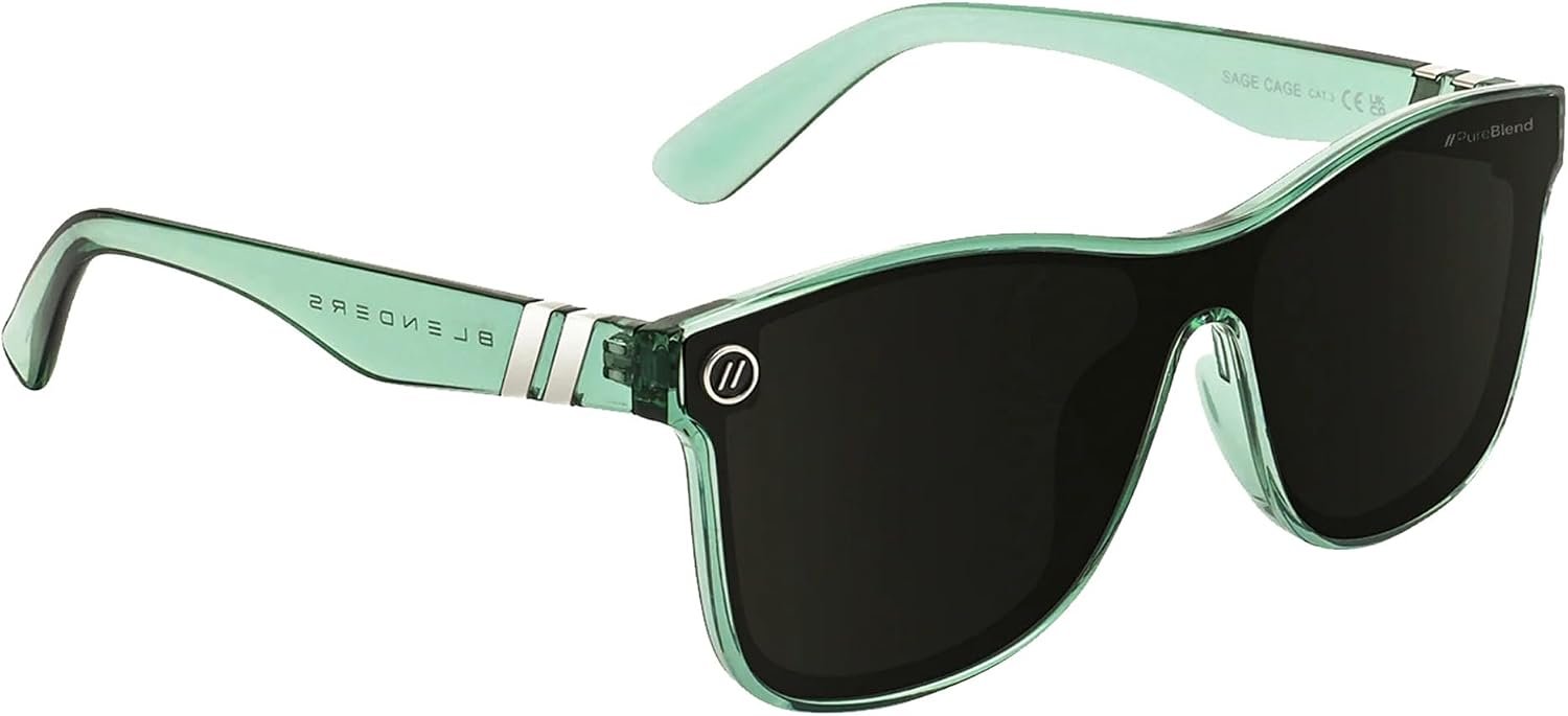 Blenders Eyewear Millenia X2 – Polarized Sunglasses – Flat, Mirrored Lens – 100% UV Protection – For Men & Women