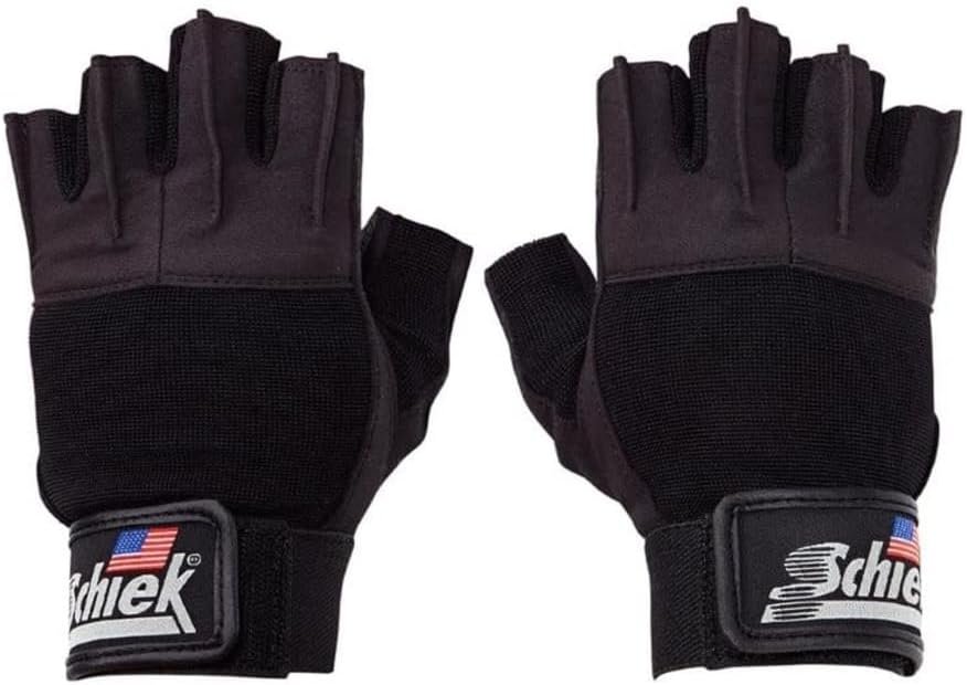 Schiek Sports 530 Platinum Lifting Gloves with Gel Pad – Amara Leather Weightlifting Gloves for Women and Men