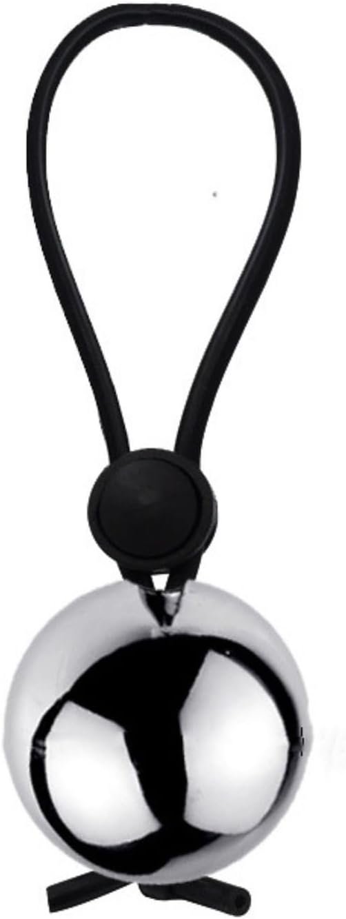 Men’s Stretch Weighted Suspension Ball Ring, Progressive Endurance Trainer-USZF57 (36mm Silver Single Ball)