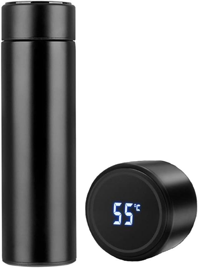 Water Bottle with LED Temperature Display,Double Walled Vacuum Insulated Water Bottle,Stainless Steel Sports AutomotiveTravel Mug,BPA-free Leak Proof Keep Cold and Keep Warm 12H | Double Walled Vacuum Insulated, Stainless Steel, BPA-Free Leak Proof, Keep Cold and Keep Warm 12H