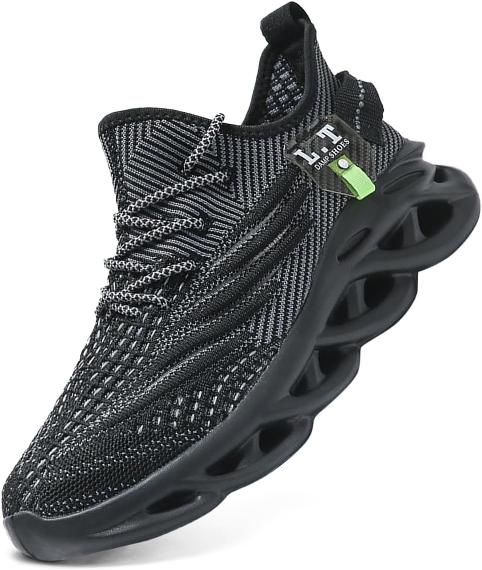 DLWKIPV Men Running Shoes Men’s Tennis Shoes Lightweight Breathable Fashion Sneakers Non Slip Workout Gym Shoes for Running