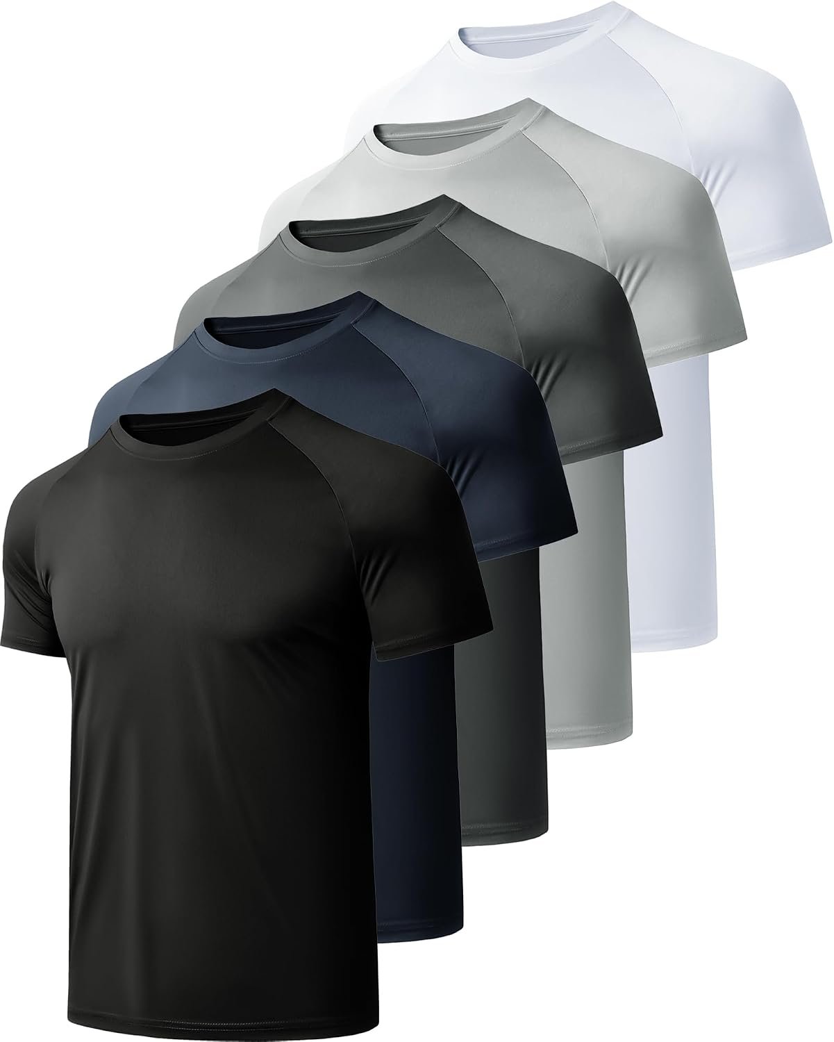 CE’ CERDR Mens Workout Shirts Quick Dry Performance Short Sleeve Athletic Shirts