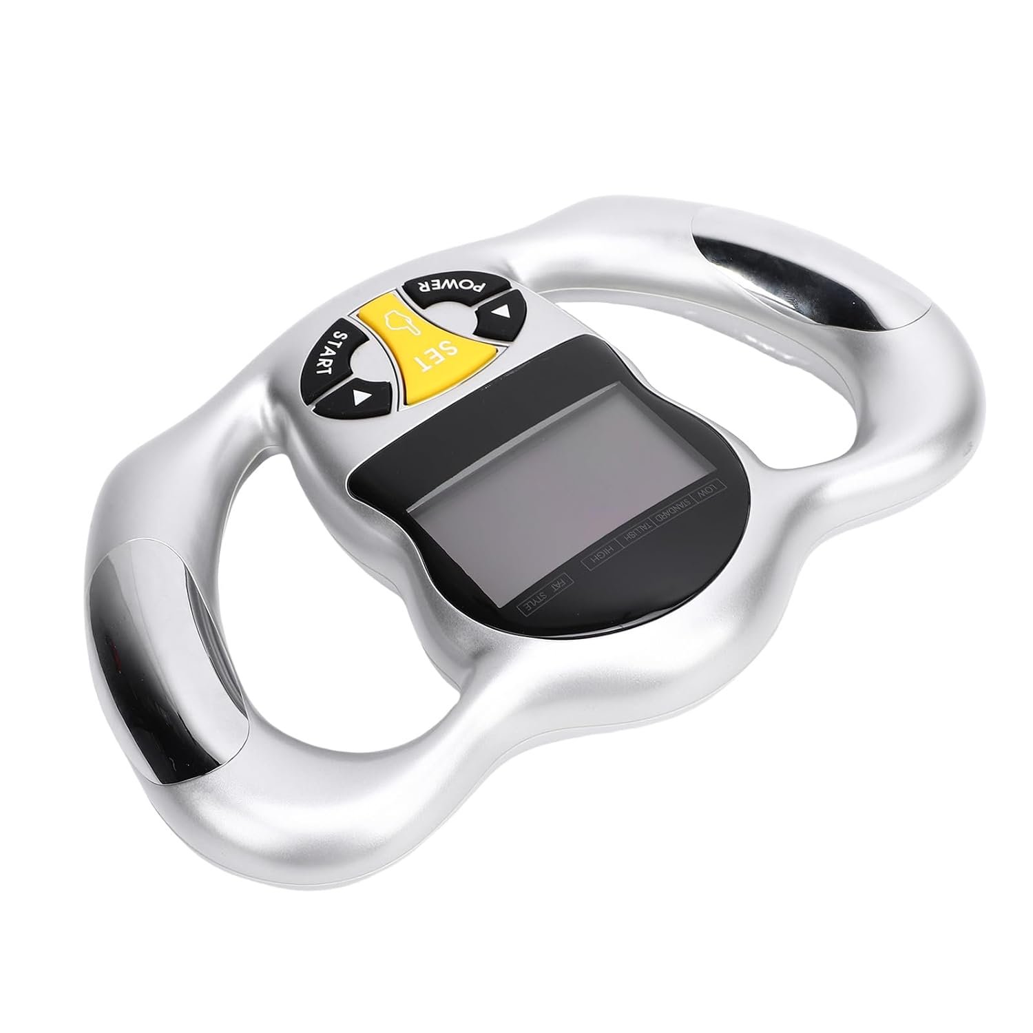 Semme Body Fat Analyzer, Handheld Digital BMI Monitor with LCD Display and 9 User Memory, for Body Fat Percentage, Metabolic Rate and Calorie Needs Calculation