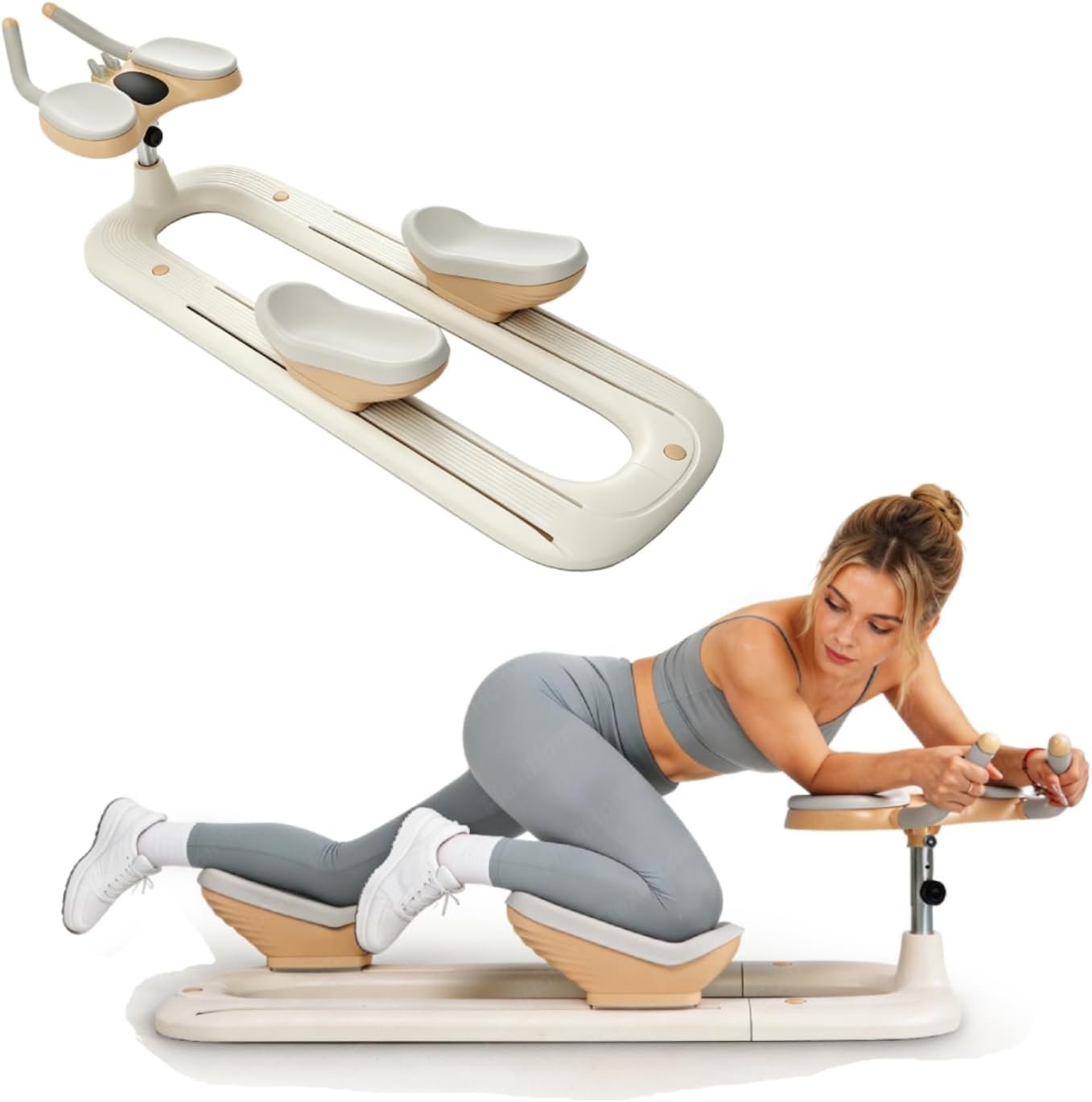 New Twist Crawler V2, Spine Twist and Stretch Trainer, Detachable Back Stretcher Machine, Adjustable Total Gym Machine for Lower Back Pain Relief, Spine Decompression, Leg Stretching & Core Activation
