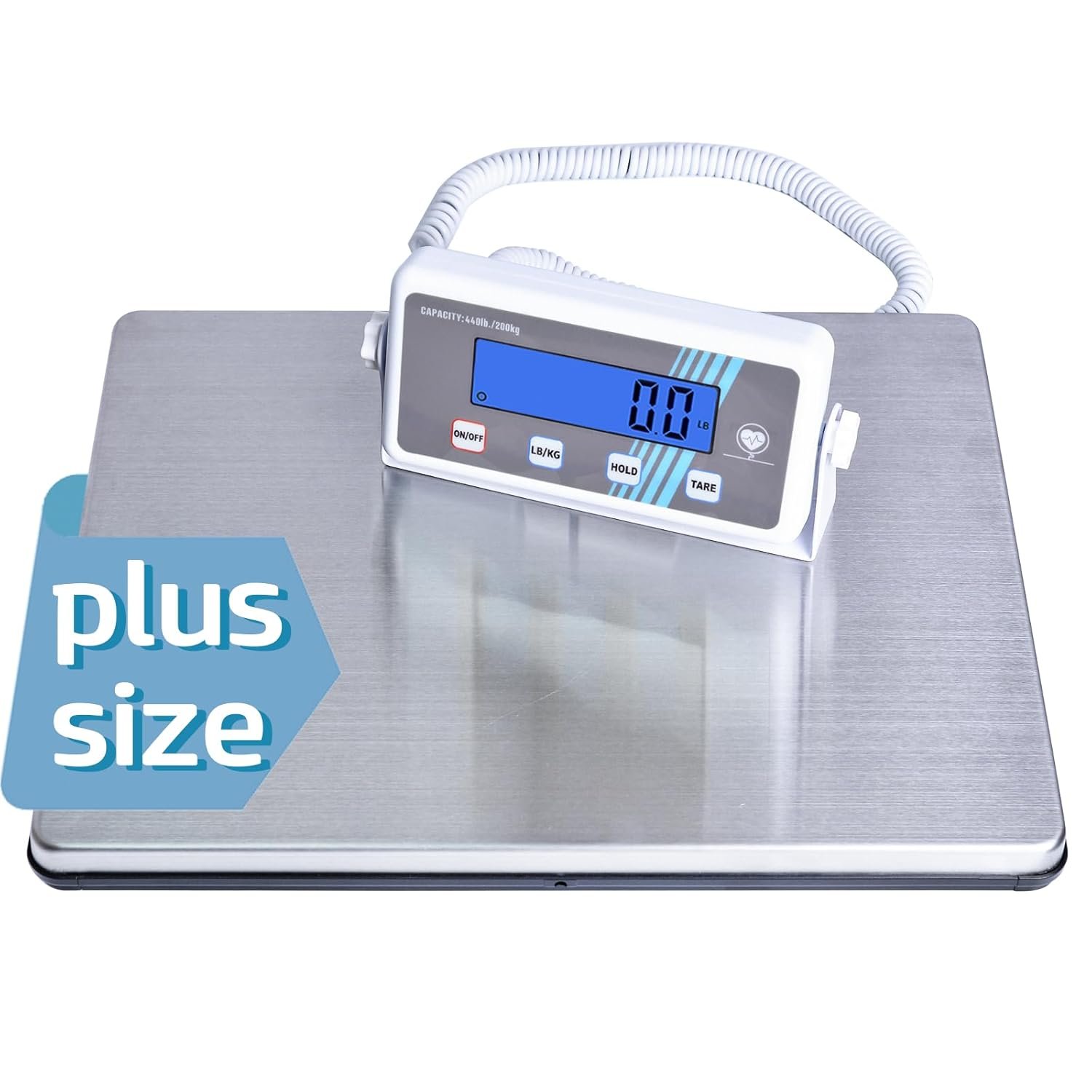 Extra Wide Medical Digital Body Weight Scale – 440 lb/200 kg Capacity, High Accuracy, Heavy Duty Portable Bathroom Scale, Easy to Read, Ideal for Office Wrestling Home, Hospital, Gym & Bariatric Use