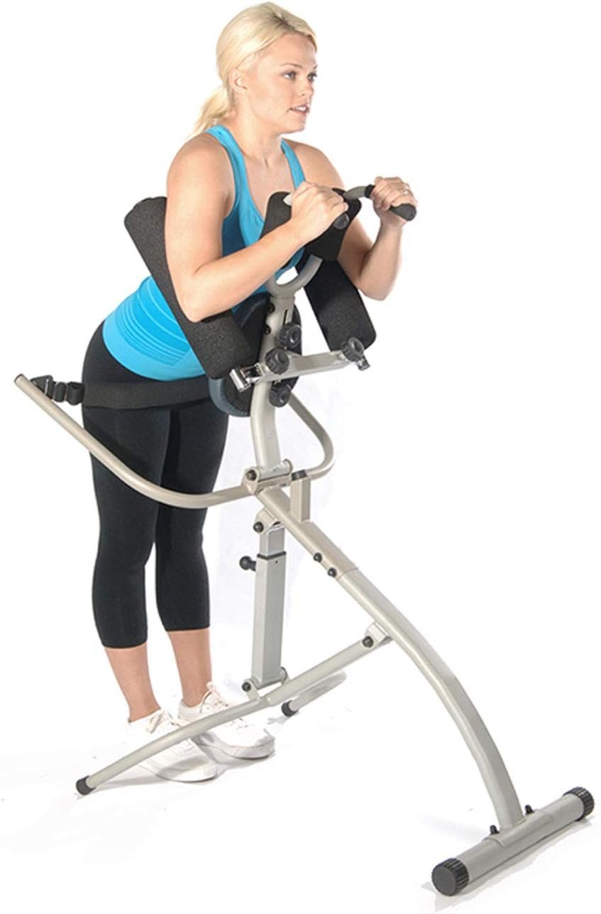 Stamina InLine Traction Control System, Back Pain Relief & Spine Decompression Machine – Stretching and Exercise Equipment for Home and Gym Workout – Portable Lower Body Fitness Stretcher
