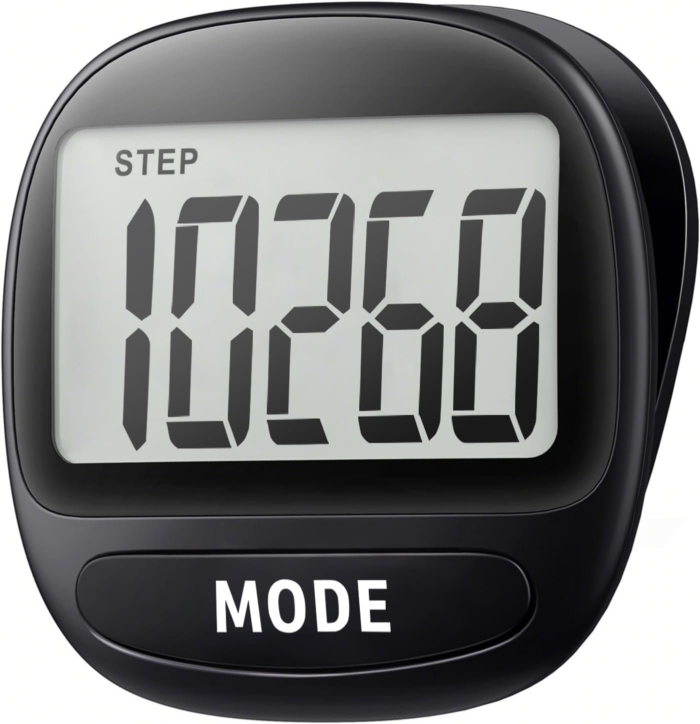 3D Pedometer for Walking Running Sports – Step Counter with Clip & Lanyard, Large LCD Display Accurate Fitness Tracker for Men Women Kids Seniors Easy to Use