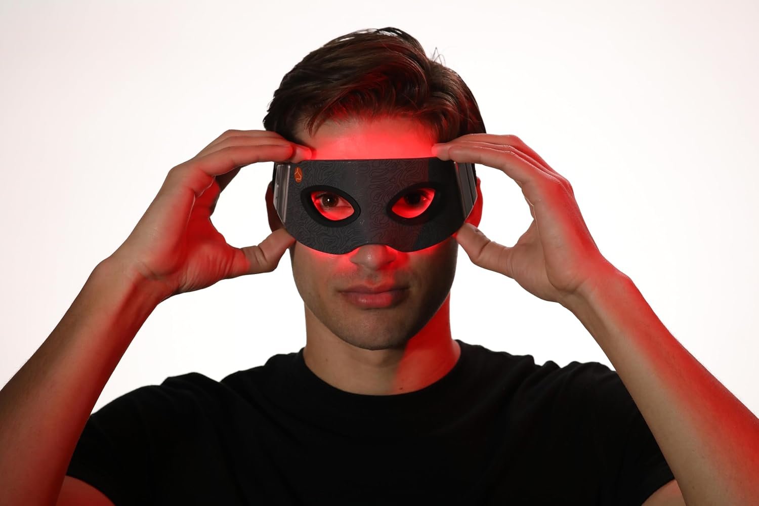 dogface Red Light Eye Mask for Men and Women | 80 LED Red, Infrared & Amber Light Therapy, Under Eye Care, Reduces Dark Circles, Eye Bags, & Wrinkles