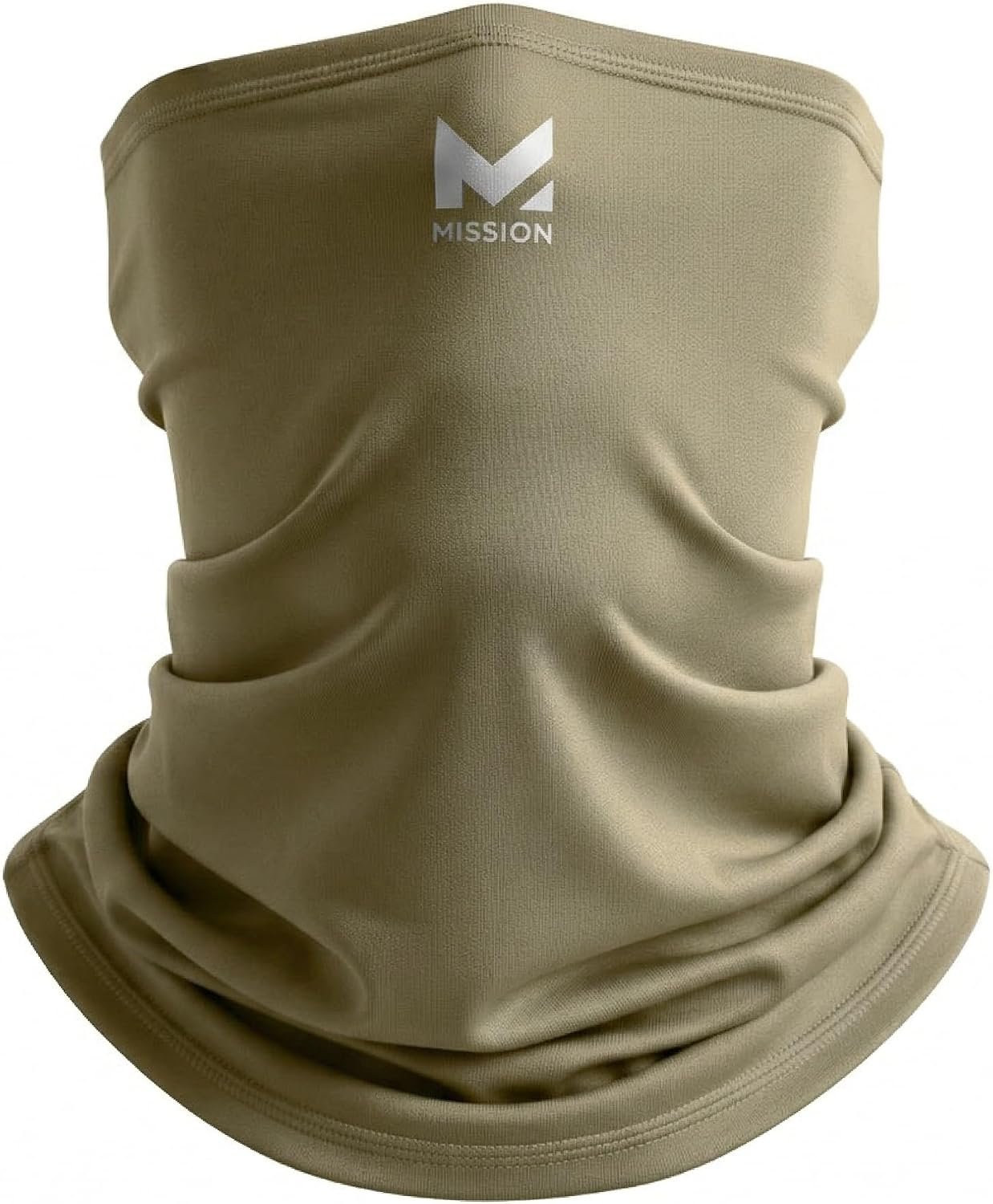 MISSION Multi-Use Neck Gaiter Face Mask for Ski & Outdoors, UPF 50, Breathable Lightweight Fabric