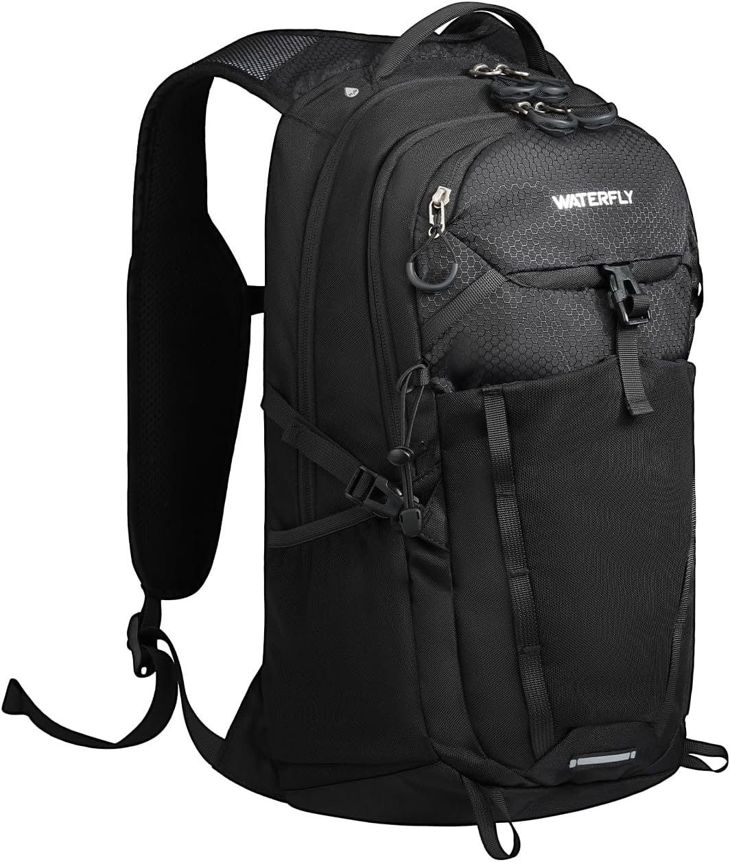 WATERFLY Small Lightweight Hiking Backpack: 20L Outdoor Daypack with Phone Pocket, Hydration Compatible, Breathable Backpanel, Multi-Compartment for Camping Trekking Travel Women Men