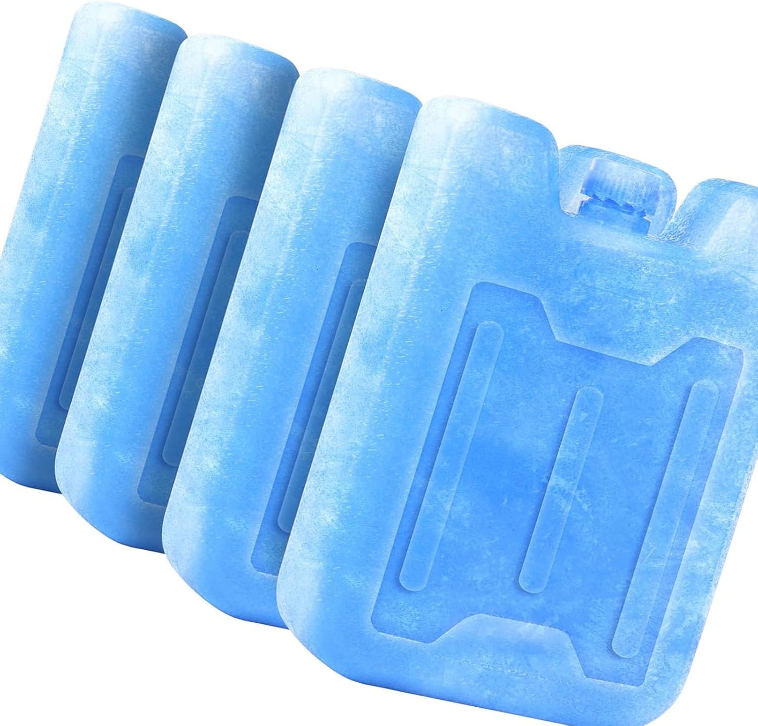 Ice Packs for Lunch Boxes Cooler Tote Bags Reusable Refreezable Cold Slim Large Cheap Hard Protable Icepacks for Bento Shipping Beach Camp Car