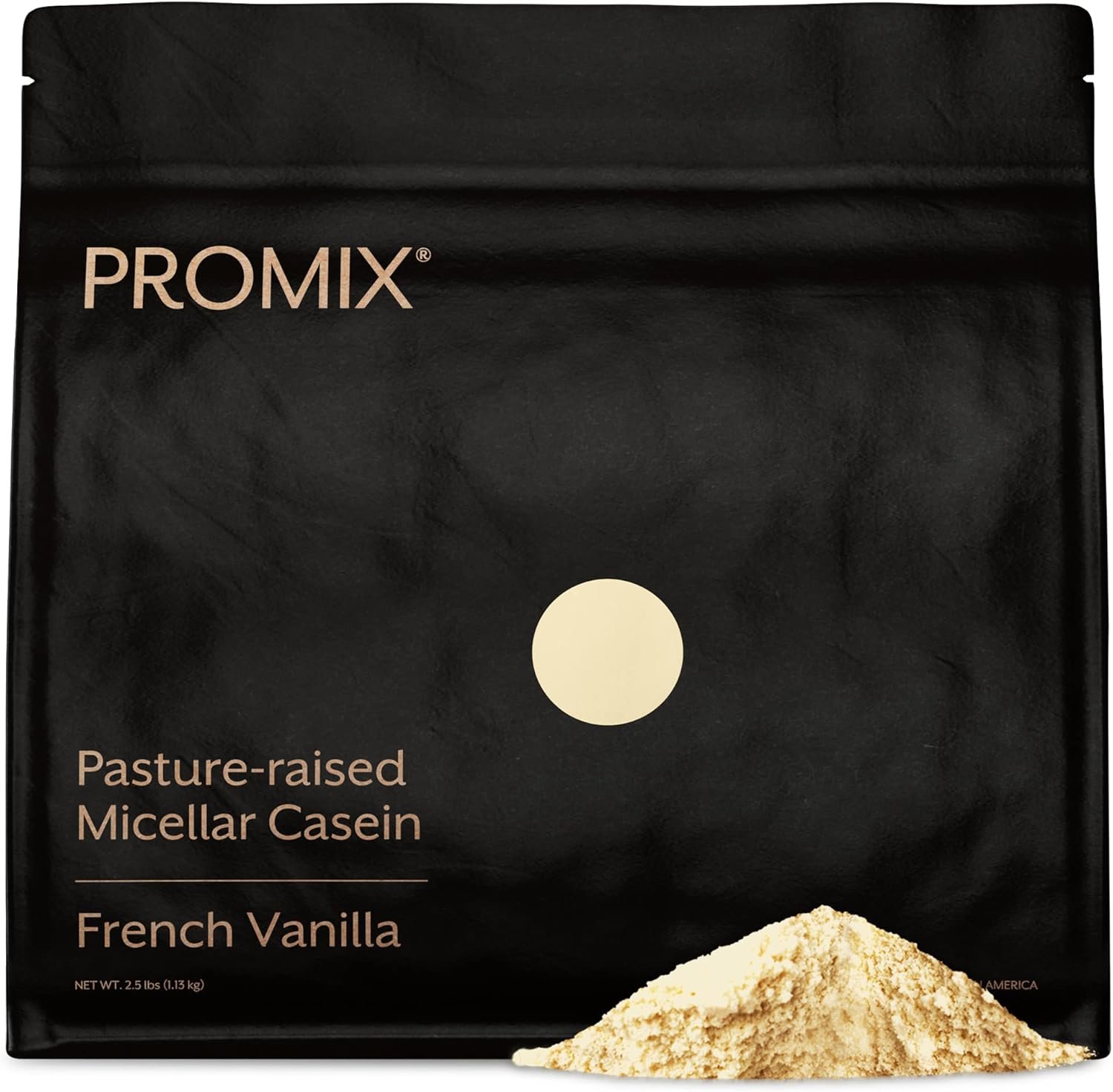 ProMix Nutrition Casein Protein Powder – Grass Fed, Pasture Raised, Slow Release Micellar Casein – Gluten-Free – Vanilla, 2.5 Pound (Pack of 1)