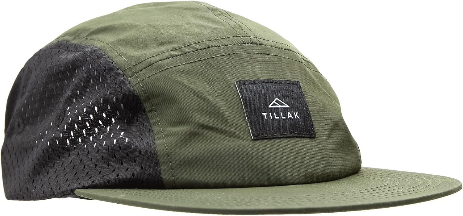 Tillak Wallowa Trail Hat, a Lightweight Nylon and Stretch Mesh 5 Panel Cap