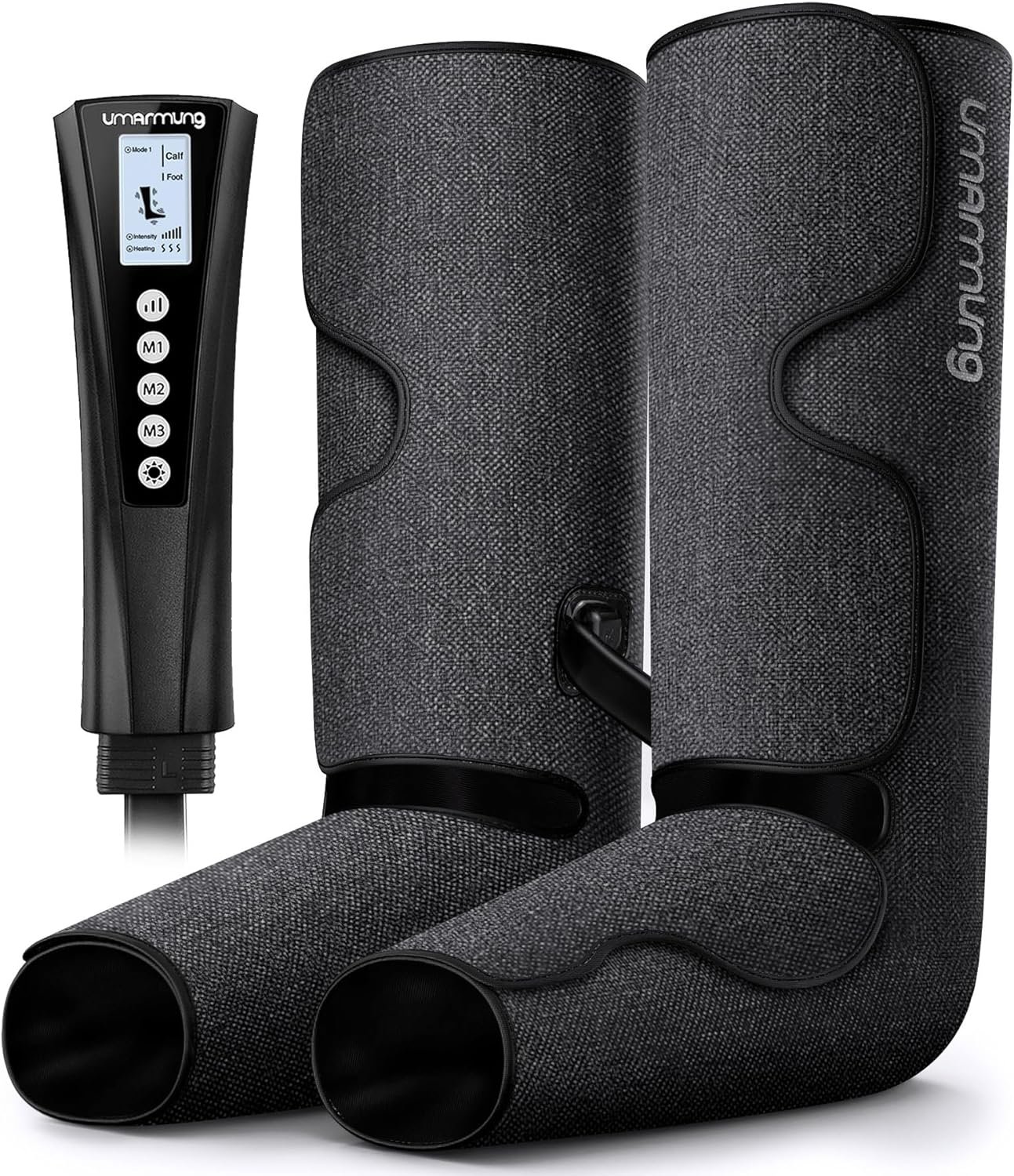 UMARMUNG Christmas Air Compression Leg Massager with Heat Gifts for Women, Men, Mom, Dad, Wife, Husband, Her, Him, Calf Foot Massage boots Gifts for Birthday, Mothers Day, Fathers Day, Valentine’s Day