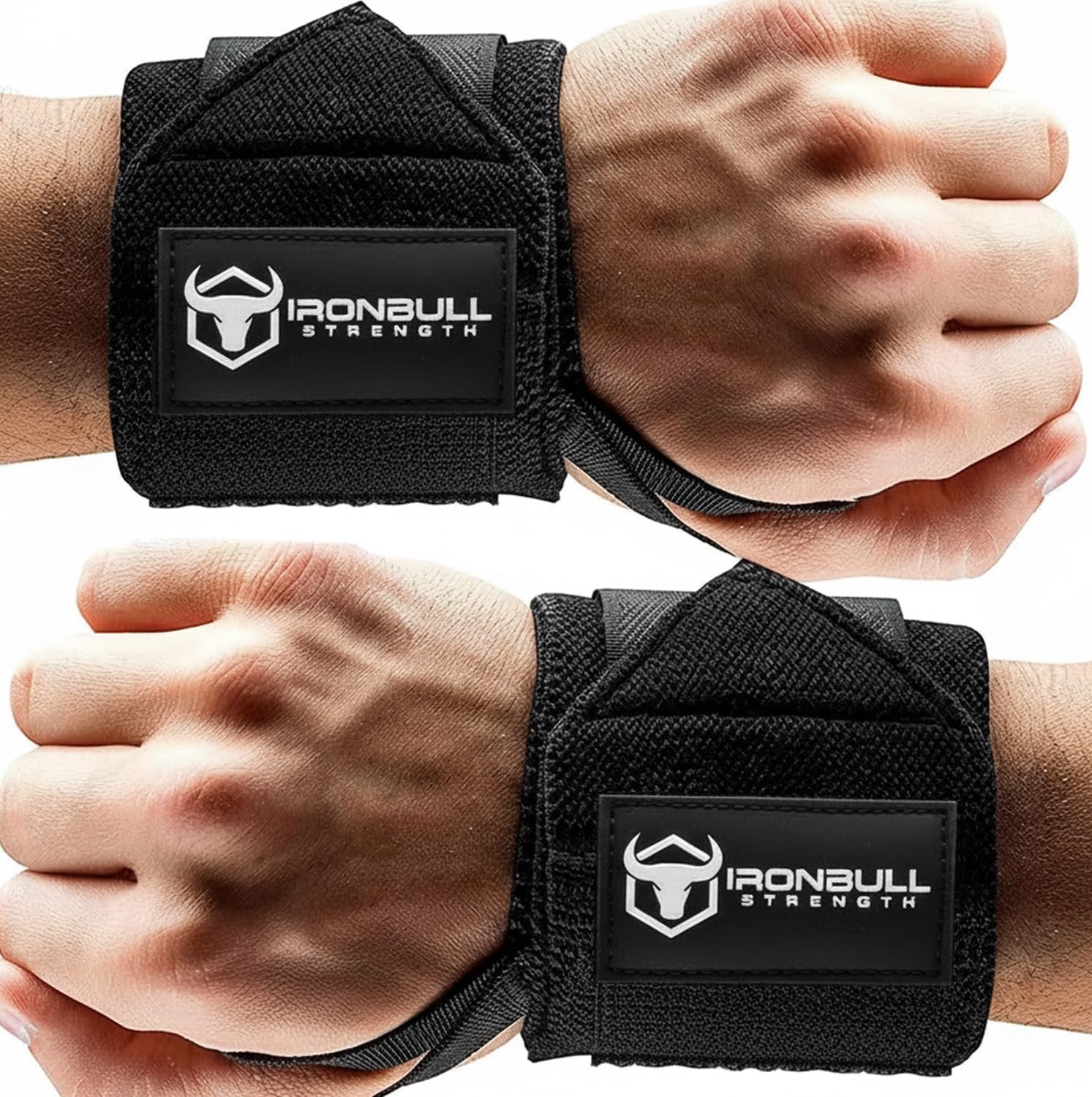 Wrist Wraps for Weightlifting (USPA & IPL Approved) – 18” Premium Quality Wrist Straps for Weightlifting – Weight Lifting Wrist Wraps with Thumb Loop – Best Gym Wrist Wraps for Lifting Weights, Curls & Dips – Lifting Wrist Wraps for Bench, Powerlifting & Weight Training – Weightlifter’s Wrist Straps Lifting for Men and Women