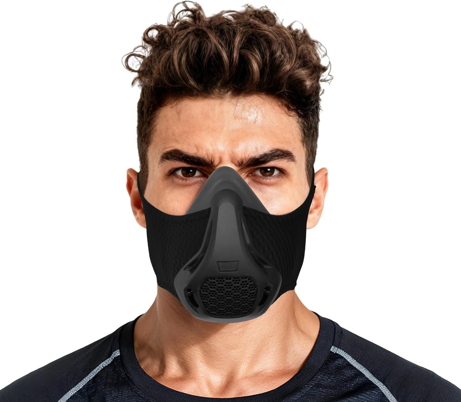 High Altitude Mask, Training Workout Mask Men to Improve Lung Capacity, 24 Level Breathing Resistance Fitness Mask to Upgrade Endurance, for All Sport: Running, Cardio, Cycling, Gym