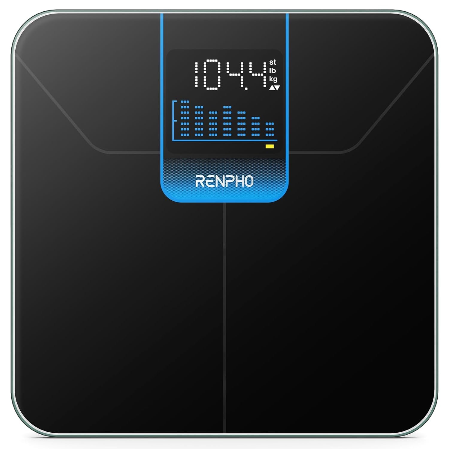 RENPHO Weight Scale for Body Weight, High-Accurate Digital Bathroom Scale with 7-Day Weight Trend, Large LED Display, Sleek Weighing Scale with Sturdy and Durable Base, 11.02″, 400lbs
