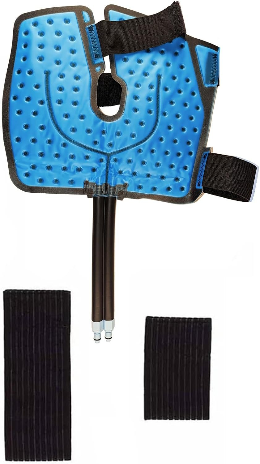 Cold Water Therapy Kneepad for use with Cryotherapy Units – Pad Only for Circulating Ice Machine for Knee Surgery, Injury, ACL – Pain Relief Cold Therapy Pad for Post Surgery Recovery