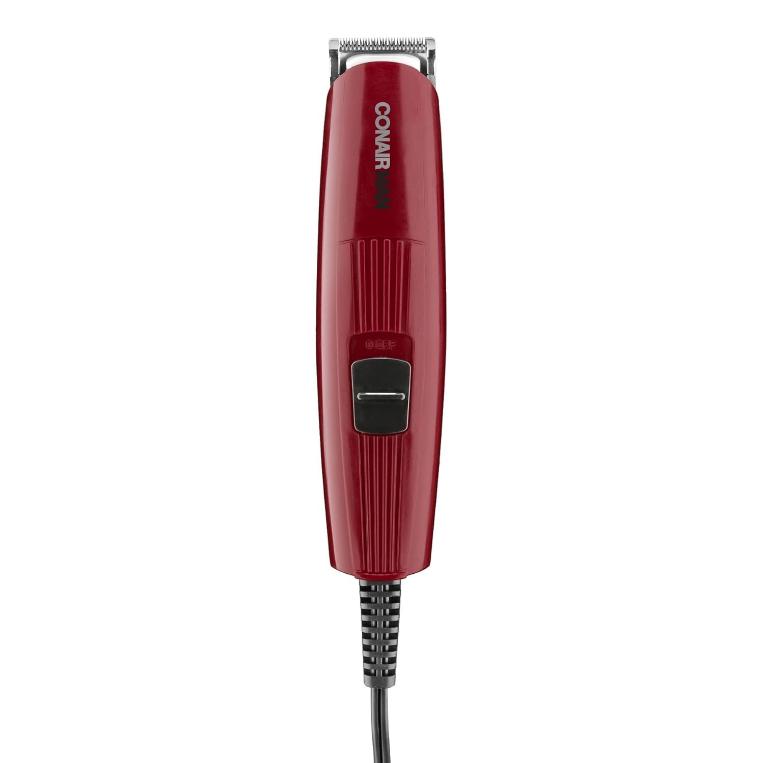 ConairMAN Beard Trimmer for Men Includes Nose and Ear Hair Trimmer and 5-Position Comb Attachment, 4 piece Men’s Grooming Kit, Corded