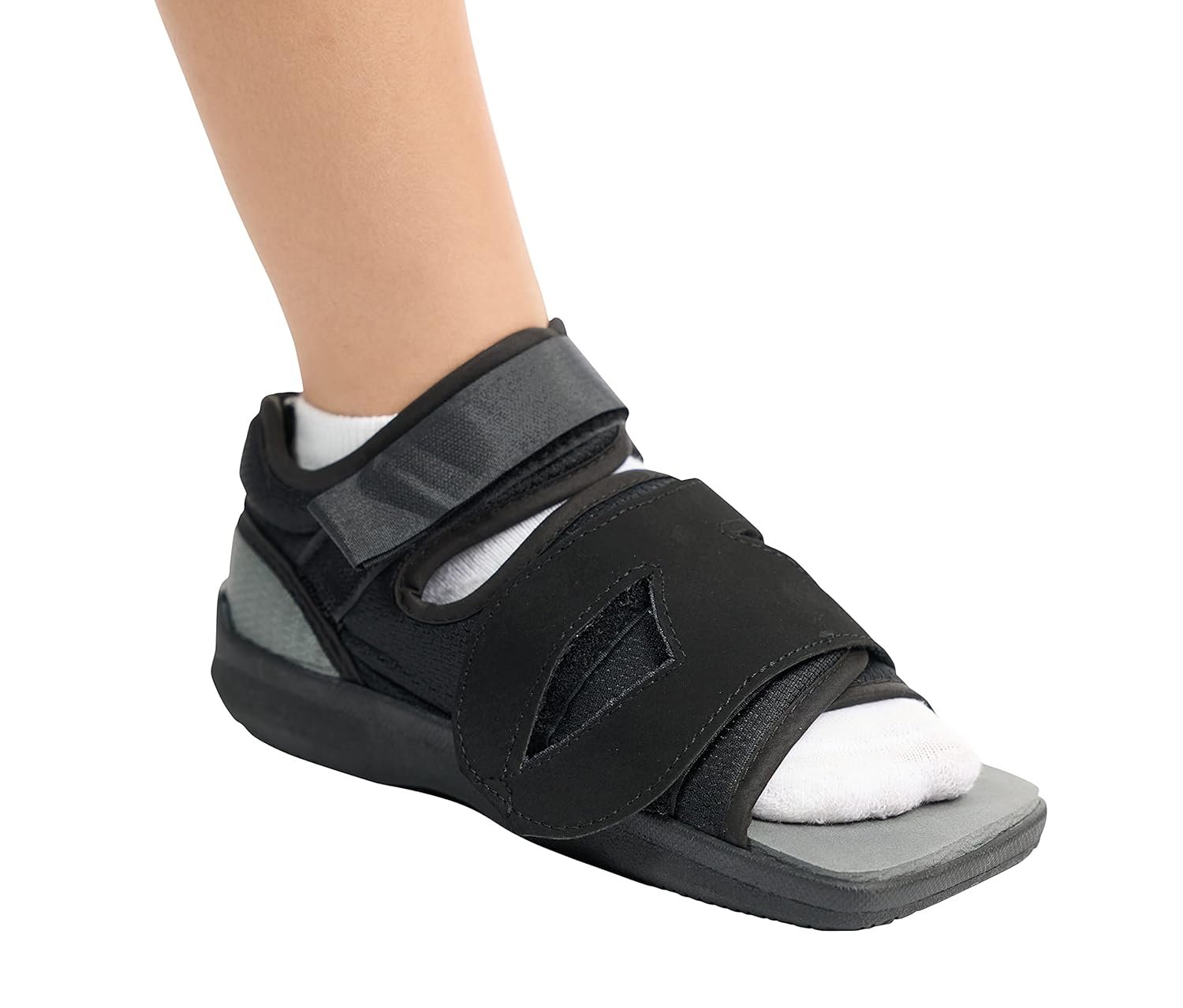 United Ortho Post-Op Shoe – Orthopedic Adjustable Recovery Shoe For Broken Foot or Toe, Post Surgery, Lightweight Medical Shoe, Left or Right Foot, (Men’s Large)