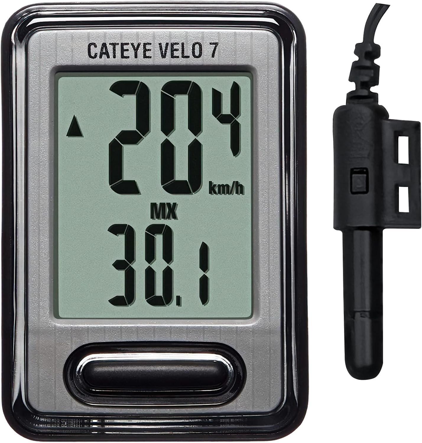 CATEYE Wired Bike Computer – Entry-Level Speedometer and Odometer, Perfect for Beginner Cyclists, Auto Start/Stop, Easy Setup for Road, MTB, Gravel Bikes, 3 Year Battery Life