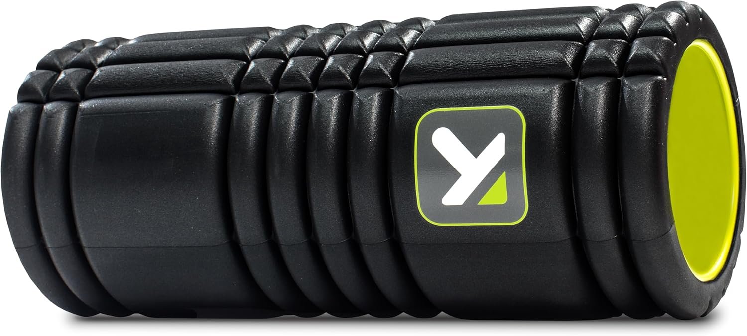TriggerPoint Grid 1.0 Foam Roller – 13″ Multi-Density Massage Roller for Deep Tissue & Muscle Recovery – Relieves Tight, Sore Muscles & Kinks, Improves Mobility & Circulation – Targets Key Body Parts