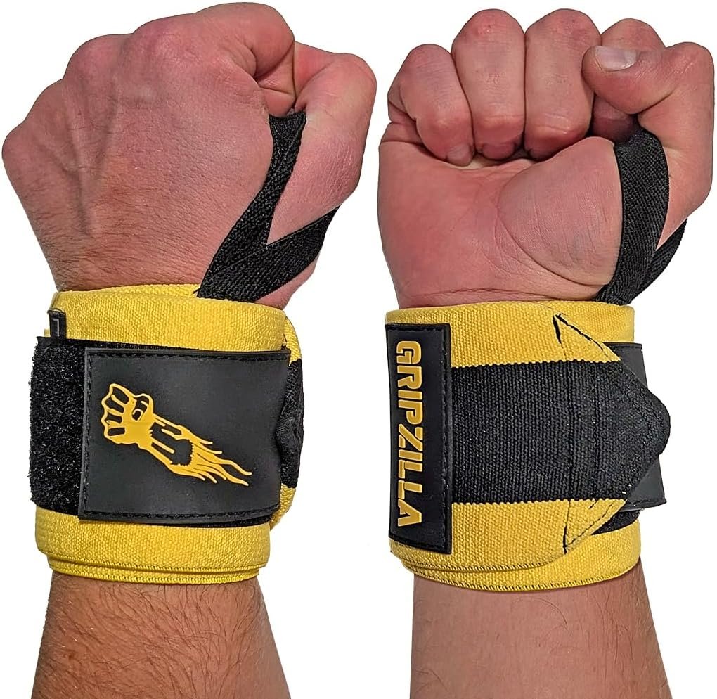 GRIPZILLA Wrist Wraps for Weightlifting Men/Women