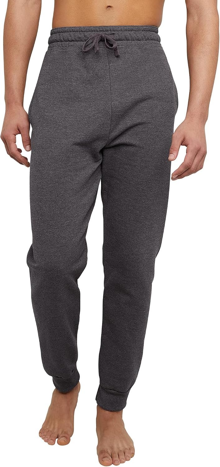 Hanes Men’s Joggers, EcoSmart Fleece Sweatpants for Men, Men’s Lounge Pants, 30.5″
