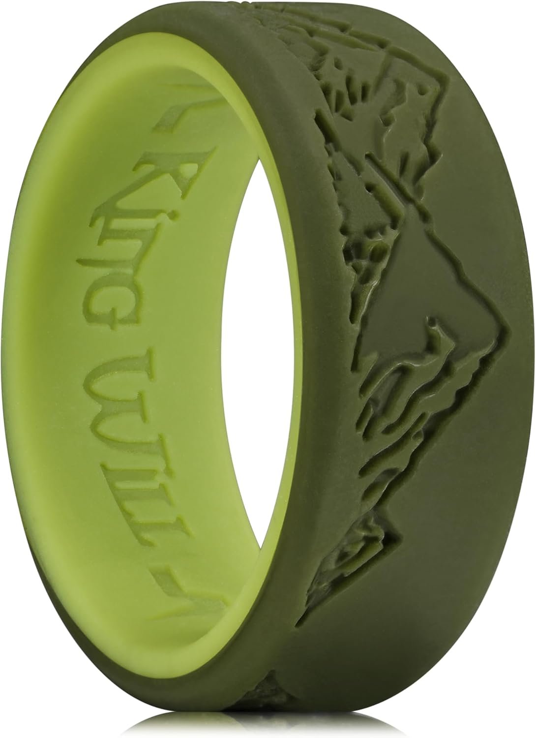 King Will Silicone Rings For Men, Rubber Wedding Bands Size 7-13