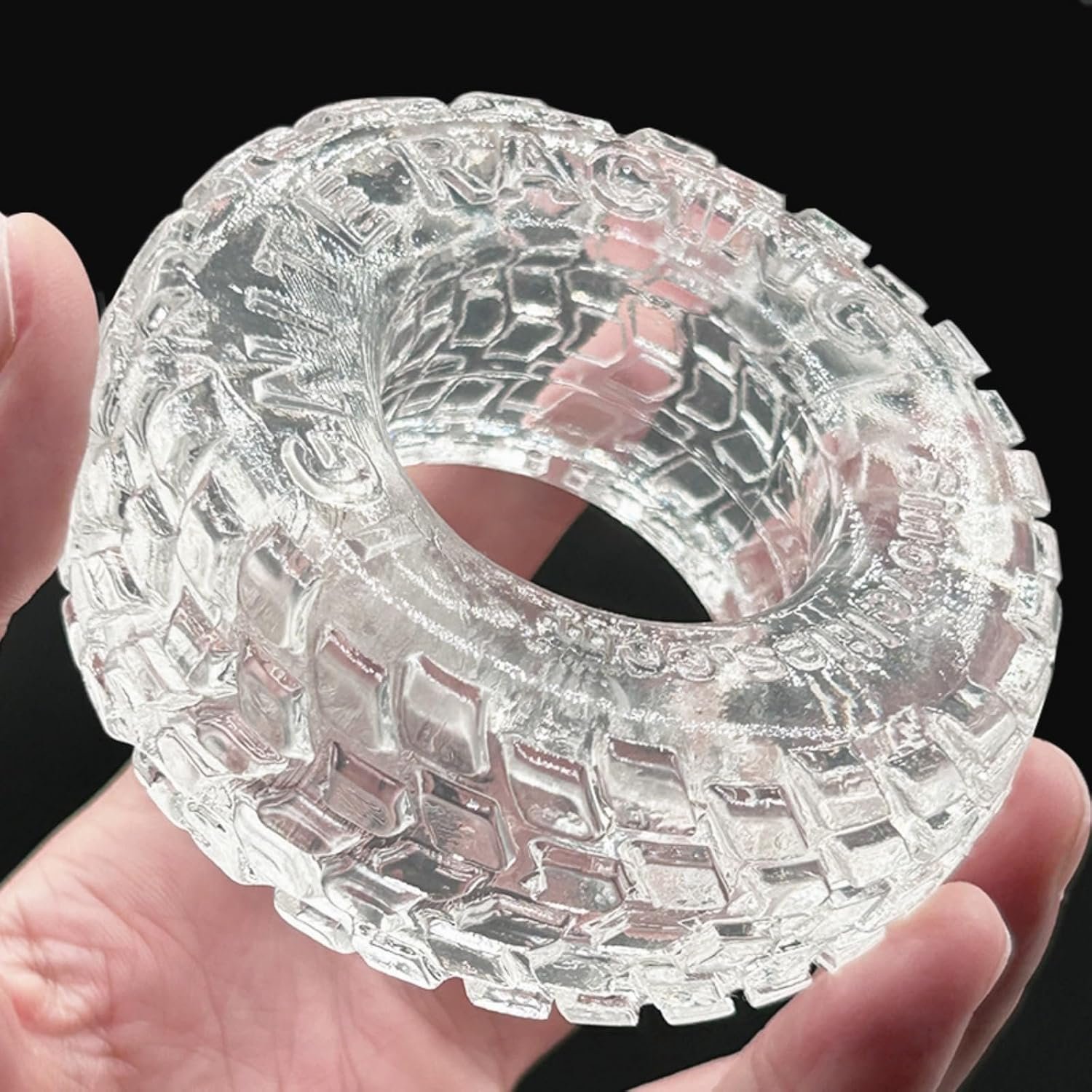 Men’s Specialized Fitness Training Accessories, 2 Styles, Ideal for Male Strength Building-USRF227 (Clear, Big)